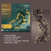 Christmas LED Cluster Lights Classic Warm 768 LED image