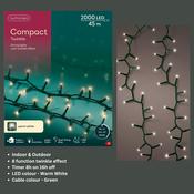 Christmas Lights 2000 LED - Compact, Warm White - Ideal for 8ft Tree image