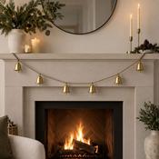Christmas Metal Bell Garland 138cm image