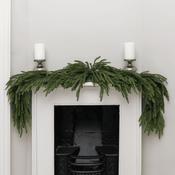 Christmas Waxed Pine Swag 180cm