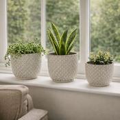 Daan Pot Round White