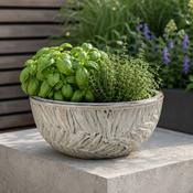 Glazed Bowl Planter Bocage - Lichen image