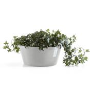 Ecopots Frankfurt 40 White Grey image