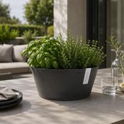 Ecopots Frankfurt 40 Dark Grey image