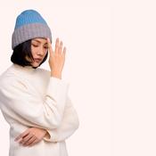 Emily Beanie Hat - Denim image