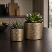 Era Indoor Pot Round Gold image