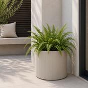 Eschbach Cylinder Pot Vertical Lines - Off White image