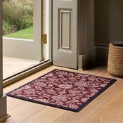 Hug Rug Doormat Paisley Floral Burgundy image