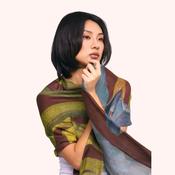 Wool Wrap Scarf - Iris image