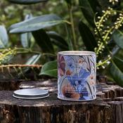 Scented Candle - Irish Botanicals - Wild Rose &amp; Nettle  - Tin image