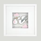 'It's A Girl' Wall Art