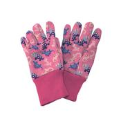 Kids Gardening Gloves Dinosaur Pink image