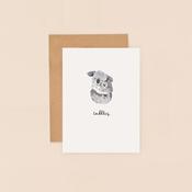Koalas Cuddles Mini Card image