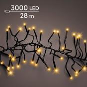 Christmas LED Cluster Lights Classic Warm 3000 LED - Ideal for 9ft Tree image