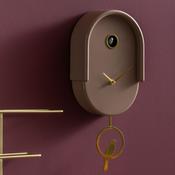 Wall Clock Tweet - Mocha Brown image