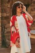 Kimono - Stork Scarlet - The Gift Horse