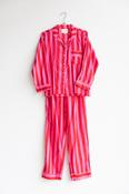 Cotton Pyjamas Pink Stripe - The Gift Horse image