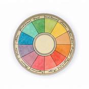 Enamel Tray - Cercle Chromatique - The Gift Horse image