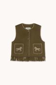 Horses Embroidered Vest - The Gift Horse
