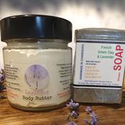 Lavender Body Butter &amp; Lavender Shower soap