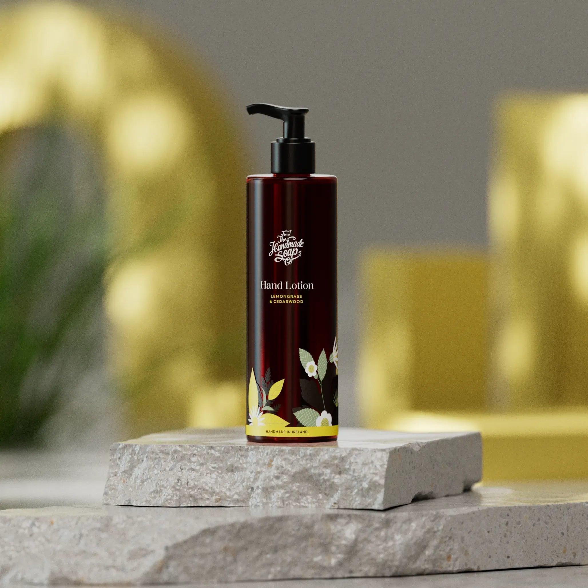 Hand Lotion Lemongrass & Cedarwood 250ml Handmade in Ireland