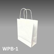 White Paper Bags  100gsm                                      220mm +100mm x 260mm - 300 per pack