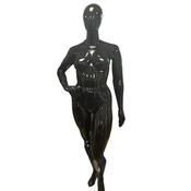 Plus Size Mannequin Black Gloss.