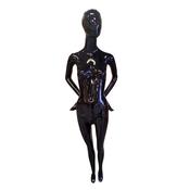 Black Gloss Female Mannequin Hands Behind Back