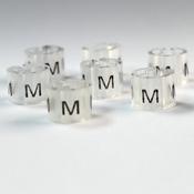 clear round size marker XS-XXL