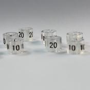 Size Cubes - Clear