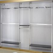 0.6M Black Display Shelf