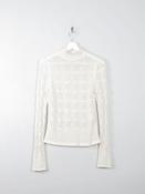 Cream Crochet Vintage Victorian Style See By Chloe Top S
