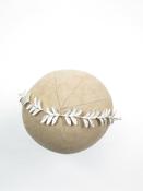 Hair Vine Silver Leaf Vintage Style Bridal Headpiece image