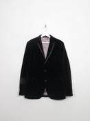 Men's Vintage Black Velvet Jacket 40"
