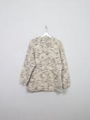 Men's Vintage Hand-Knit V-neck M/L