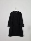 Women's Vintage Black Wool 1950s M/L