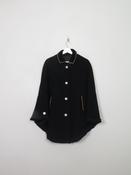 Women's Vintage Wool Austrian Black Cape S/M image