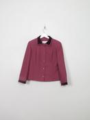 Vintage Mauve &amp; Burgundy Windmoor Jacket S image
