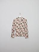 Women's Vintage Printed 70s Blouse X/S