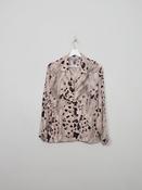Women's Vintage Leopard Print Blouse M/L