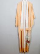 Vintage Silk Kimono Peach S/M