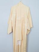 Vintage  Buttermilk Yellow Silk Kimono S/M