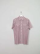 Men's VIntage Da Di Check Short Sleeved Shirt M image