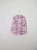 Women's Vintage Pink Printed Blouse L image