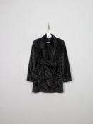Women's Vintage George Rech Black Velvet Jacket S