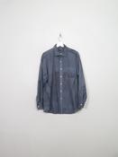 Men's Vintage Black Dyed Paul Smith Shirt L/XL 17" image