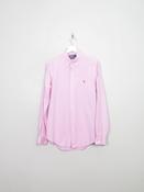 Men's Pink Polo  Ralph Lauren Shirt 15.5 M image