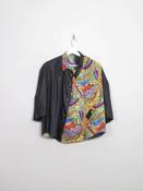 Vintage Colourful 80s Blouse L image