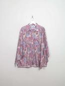 Men's Vintage Pink Printed Shirt XL image