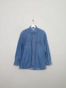 Vintage Men's Denim Shirt L